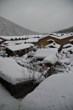 Harbin, Çin 6 Ocak 2026: Harbin 'in Kar Köyü