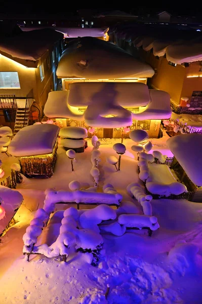 Harbin, Çin 6 Ocak 2026: Harbin 'in Kar Köyü