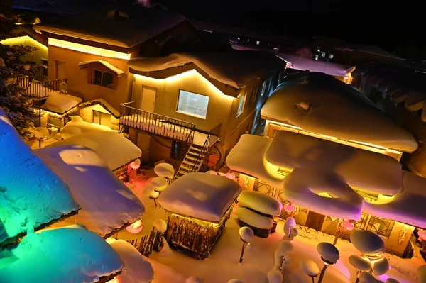 Harbin, Çin 6 Ocak 2026: Harbin 'in Kar Köyü