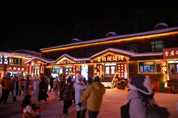 Harbin, Çin 6 Ocak 2026: Harbin 'in Kar Köyü