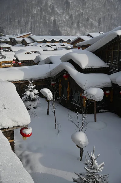 Harbin, Çin 6 Ocak 2026: Harbin 'in Kar Köyü