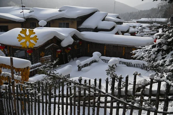 Harbin, Çin 6 Ocak 2026: Harbin 'in Kar Köyü