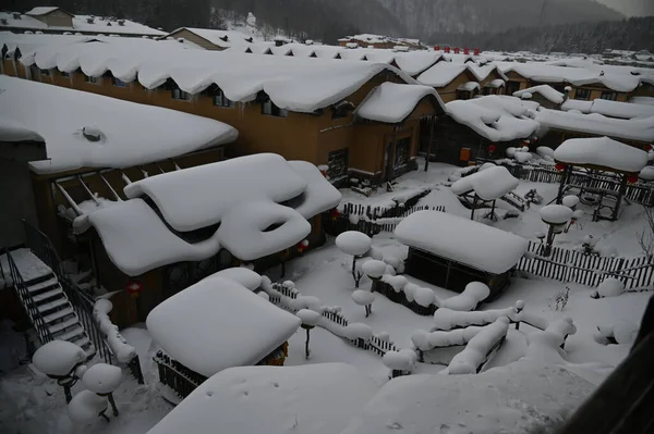 Harbin, Çin 6 Ocak 2026: Harbin 'in Kar Köyü