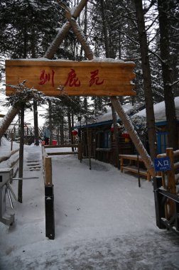 Harbin, Çin 6 Ocak 2026: Harbin 'in Kar Köyü