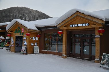 Harbin, Çin 6 Ocak 2026: Harbin 'in Kar Köyü