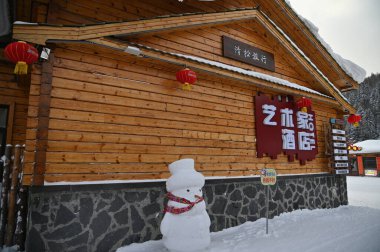 Harbin, Çin 6 Ocak 2026: Harbin 'in Kar Köyü