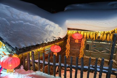 Harbin, Çin 6 Ocak 2026: Harbin 'in Kar Köyü