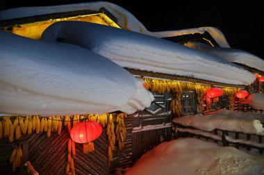 Harbin, Çin 6 Ocak 2026: Harbin 'in Kar Köyü