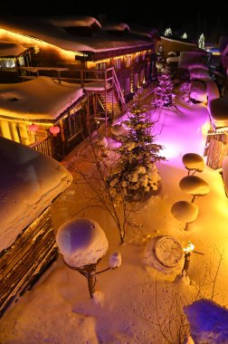 Harbin, Çin 6 Ocak 2026: Harbin 'in Kar Köyü