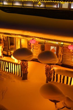 Harbin, Çin 6 Ocak 2026: Harbin 'in Kar Köyü