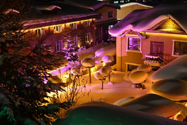 Harbin, Çin 6 Ocak 2026: Harbin 'in Kar Köyü