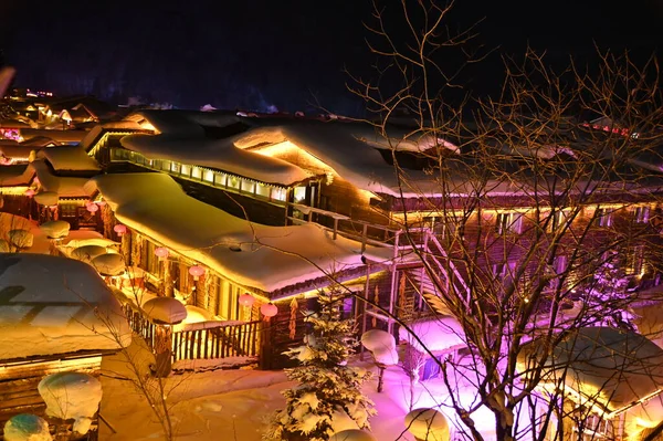 Harbin, Çin 6 Ocak 2026: Harbin 'in Kar Köyü