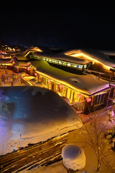 Harbin, Çin 6 Ocak 2026: Harbin 'in Kar Köyü