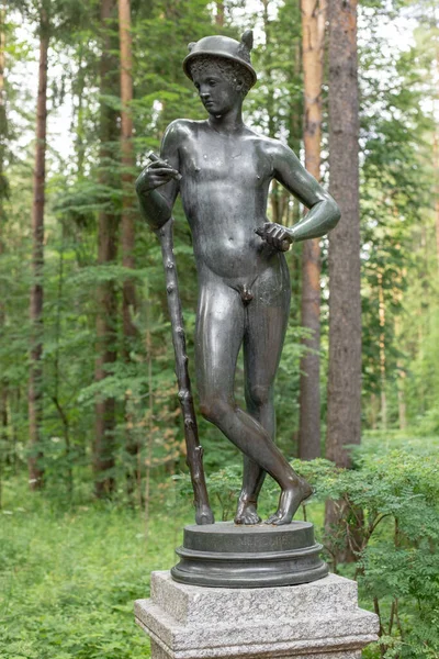 Pavlovsky Park Douze Routes Bronze Dieux Grecs — Photo