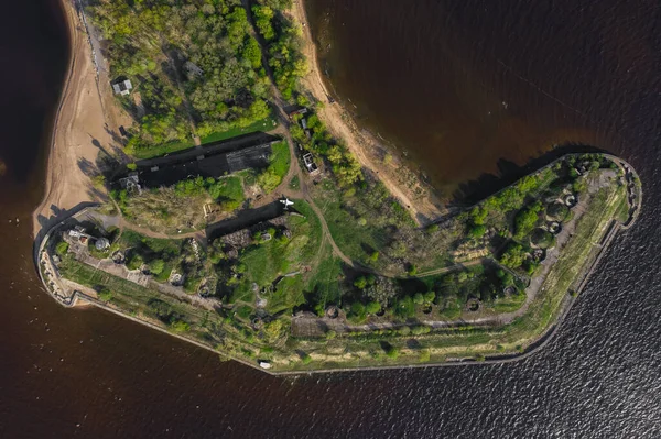 Une Vue Panoramique Depuis Une Hauteur Fort Rif Pointe Ouest — Photo