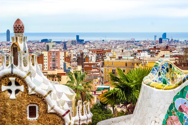 Parque Güell, barcelona Fotografias De Stock Royalty-Free