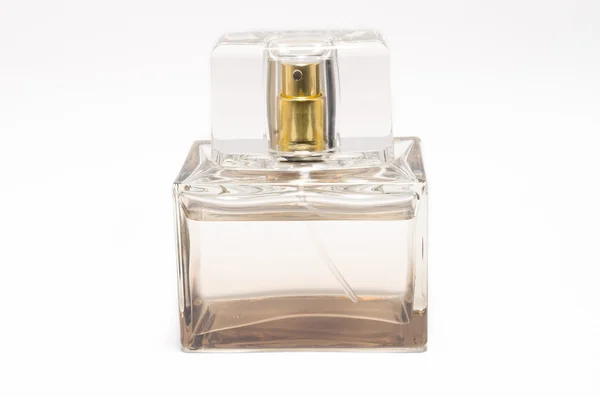 Beyaz bir arka plan üzerinde izole parfüm