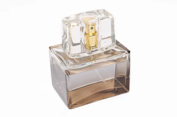 Beyaz bir arka plan üzerinde izole parfüm