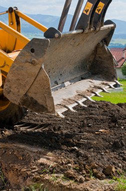 Hafriyat ağır makine ile