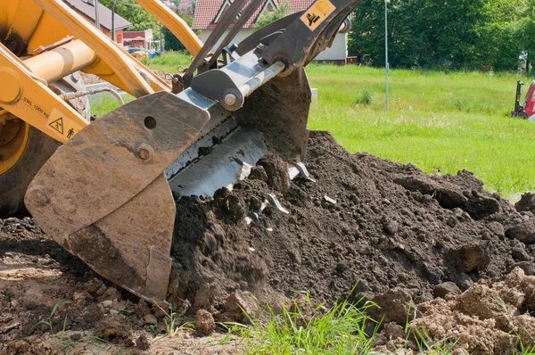 Hafriyat ağır makine ile