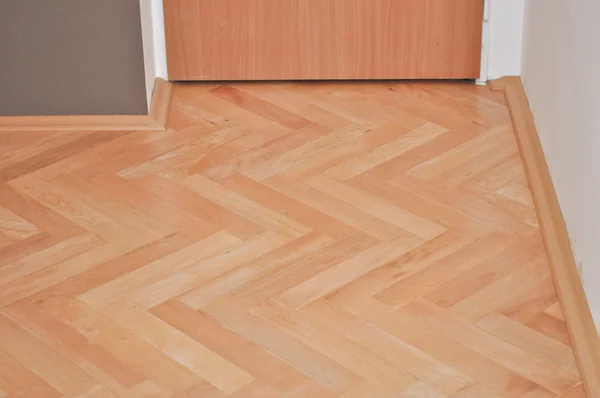Renovation of wooden parquet — Stock Photo, Image