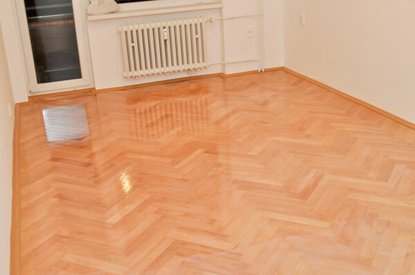 Renovación de parquet de madera — Foto de Stock