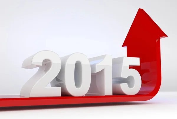 Year 2015 growth — Stock Photo, Image