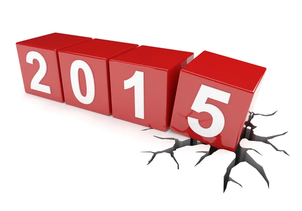 Kırık toprak altında 2015 küpleri