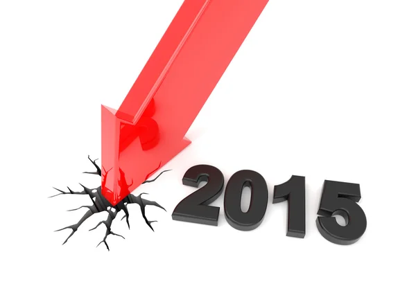 2015 freccia rossa 3D crash — Foto Stock