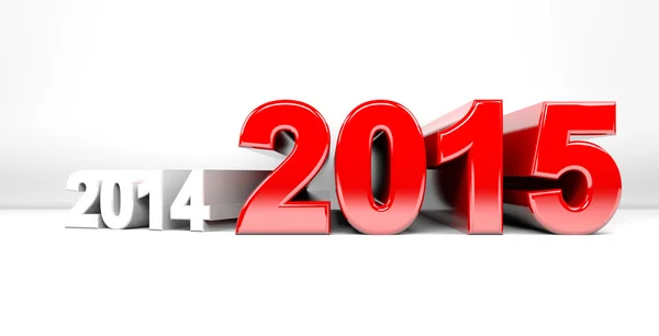 Years 2014 and 2015 — Stock Photo, Image