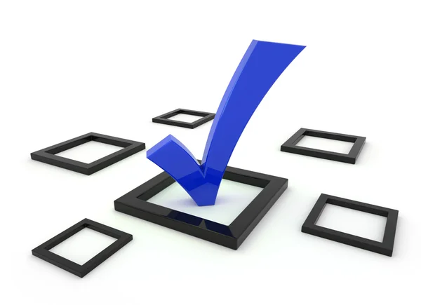 3D kene simgesi mavi