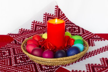 Yumurta boyalı Paskalya kompozisyon Rus tarzı - Hıristiyanlık-