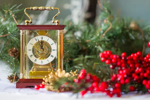 Kerstmis samenstelling met de Coach horloges — Stockfoto