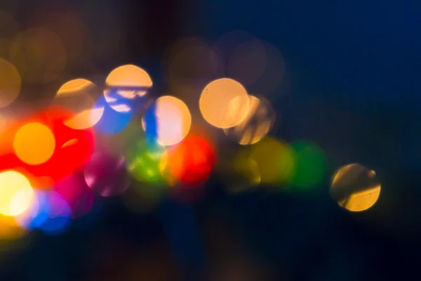 Розмита кольорові ліхтарі — стокове фото