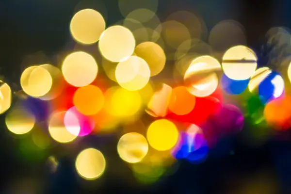 Luces borrosas de colores — Foto de Stock