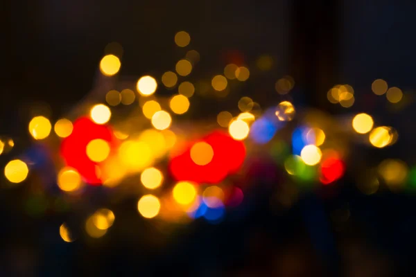 Lumières colorées floues — Photo