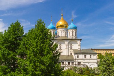 Russia, Moscow, Transfiguration Cathedral (XVII century) and the clipart