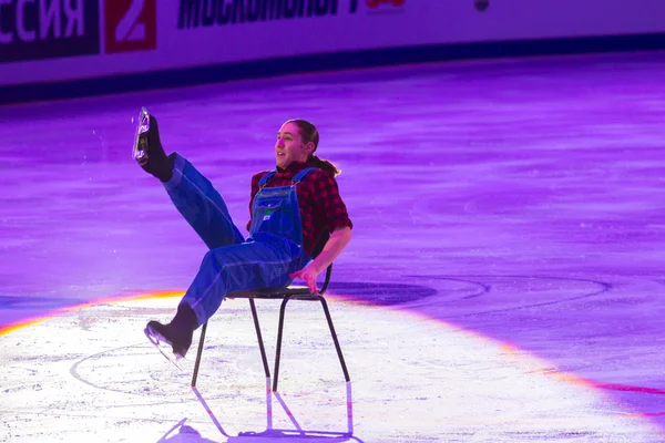 ロシア、モスクワ、ルジニキ ・ グランプリ ロシア フィギュア スケート Roste — ストック写真
