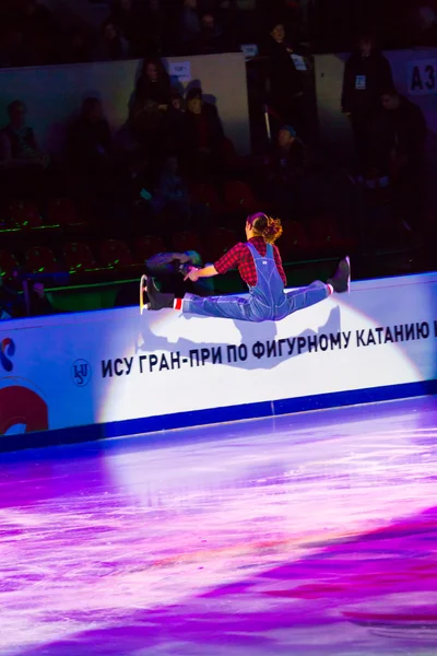俄罗斯，莫斯科卢日尼基大大奖赛俄罗斯花样滑冰暑期 — 图库照片