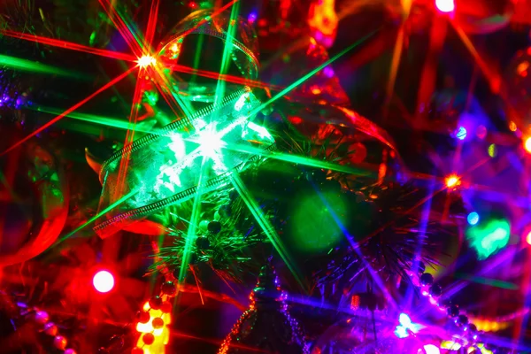 Decorações de Natal na árvore de Natal, Natal e Nova Y — Fotografia de Stock