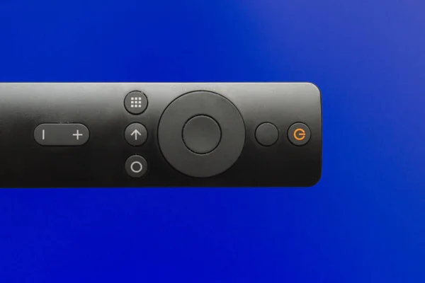 Remote Control Blue Background — Stock Photo, Image
