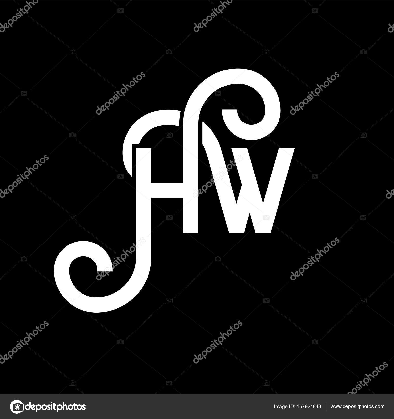Desain Logo Surat Pada Latar Belakang Hitam Inisial Kreatif Logo Stok Vektor C Mamuntwofiveg 457924848