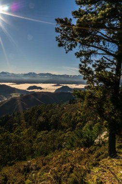 İspanya 'nın Asturias ili Picos de Europa bölgesinin bir kısmı.