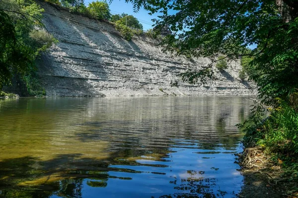 Est Rivière Rocky Dans Rocky River Park Dans Rocky River — Photo