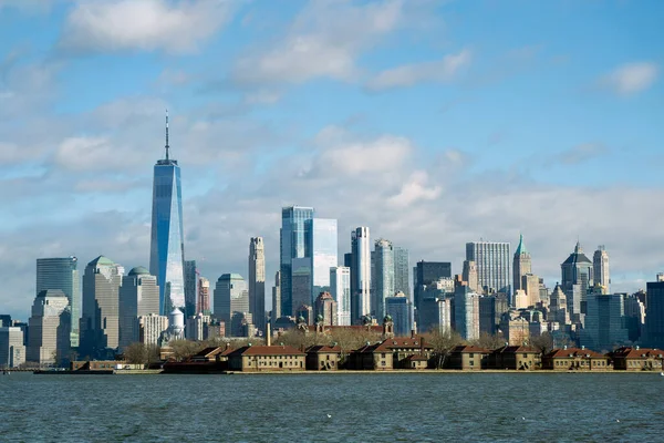 Нью Йорк Нью Йорк Сша Января 2021 Года Ландшафтный Вид — стоковое фото