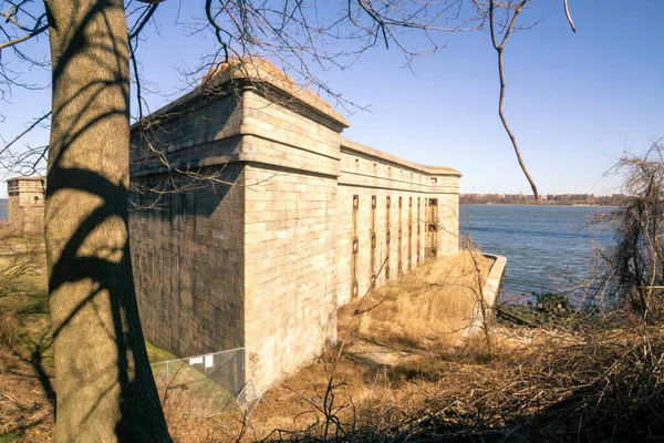 Staten Island Eua Janeiro 2021 View Fort Wadsworth Battery Weed — Fotografia de Stock