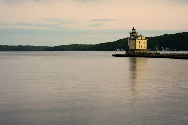 Kingston New York Abd Mayıs 2021 Rondout Deniz Fenerinin Manzarası — Stok fotoğraf