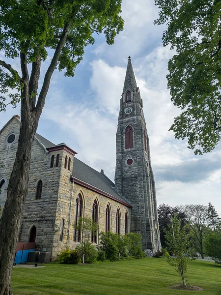 Goshen Eua Maio 2021 Vista Paisagem Primeira Igreja Presbiteriana Erguido — Fotografia de Stock