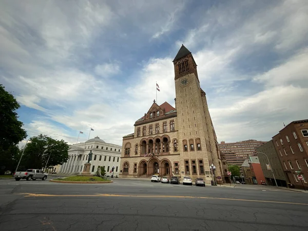 Albany Eua Maio 2021 Vista Histórico Românico Richardsoniano Albany City — Fotografia de Stock