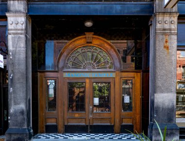 Saint John, NB-CA - 30 Ekim 2025 New Brunswick Lodge No. 22 Masonik tapınak Saint John, New Brunswick Germain Caddesi 'nde yer almaktadır ve Atlantik Kanada' nın en eski Mason localarından biridir.